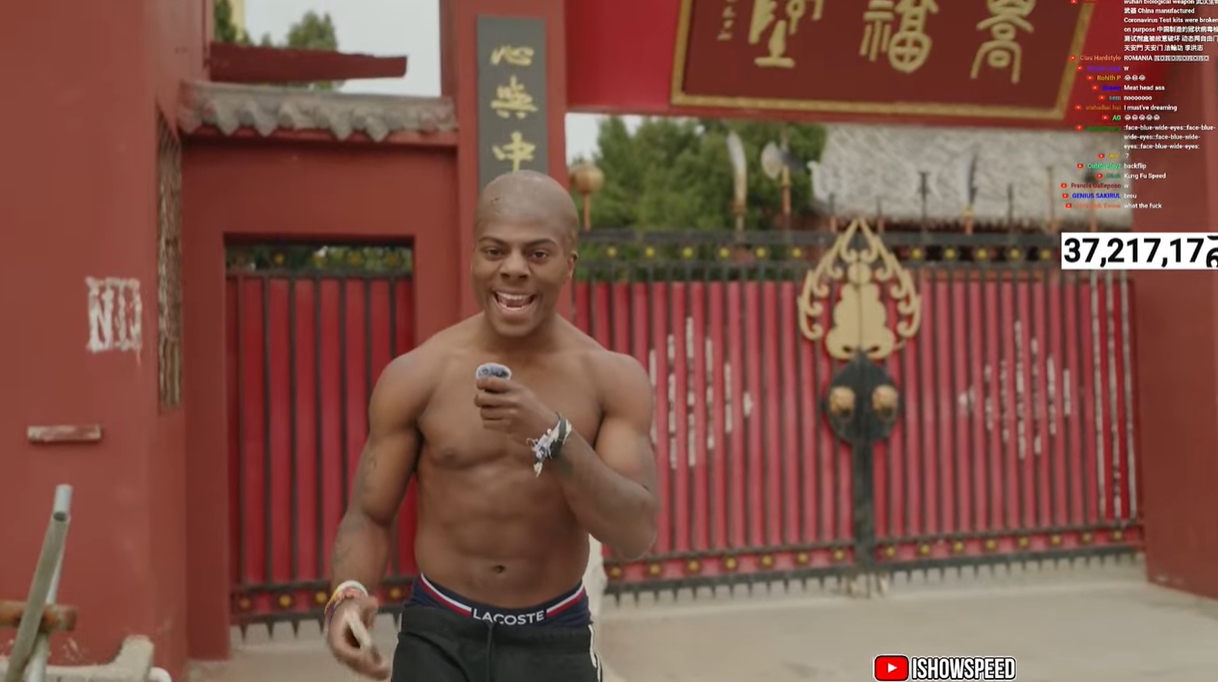 光頭造型！Speed中國行來到鄭州少林寺，上香拜佛學(xué)功夫
